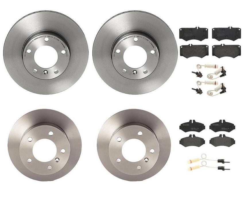 Brembo Brake Pads and Rotors Kit - Front and Rear (315mm/272mm) (Low-Met)